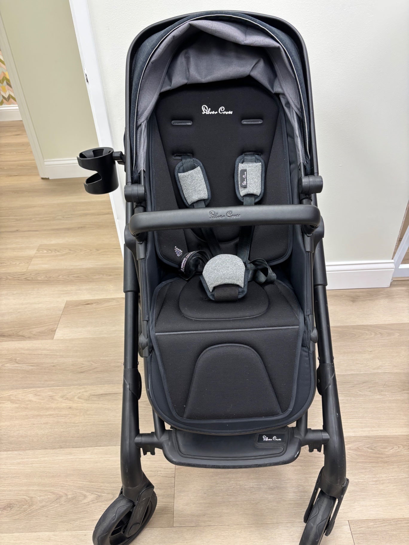 Silver Cross Black Stroller - 4 modes
