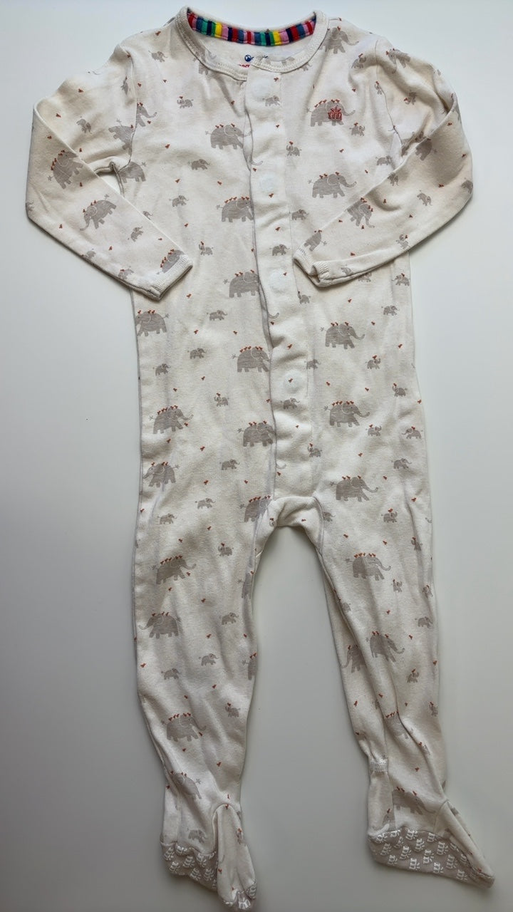 Magnetic Me Pajamas - White Elephant | size 18 - 24 Months