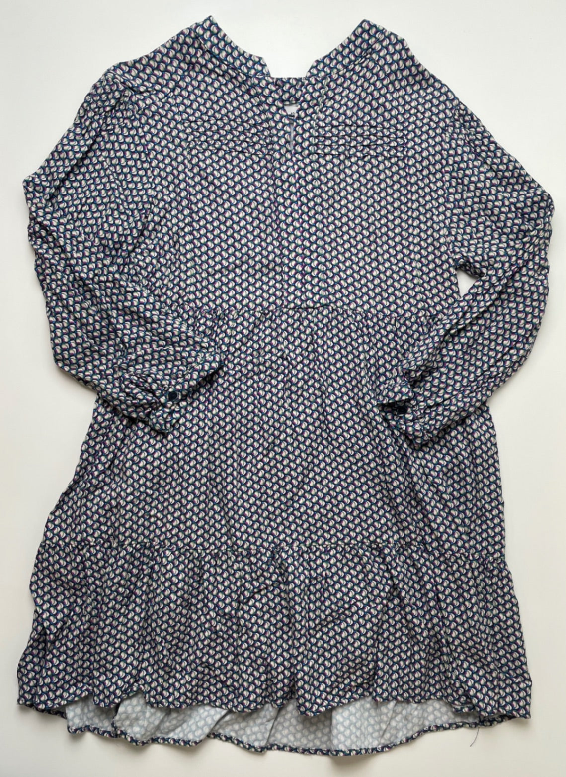 Zara Dress - Multicolor Long Sleeve Geometric Pattern | size 10