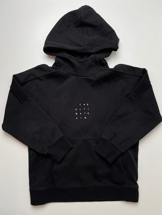 Zara Sweatshirt - Black 'The Ultimate Aim' Hoodie | size 7