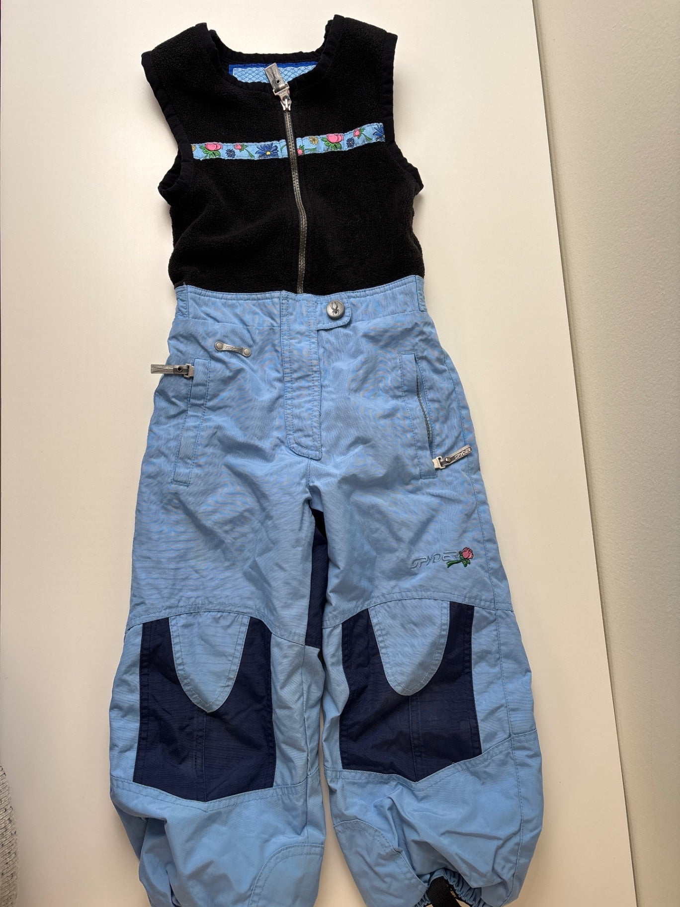 Spyder Snow Pants & Suits - Blue Ski Bibs | size 5T