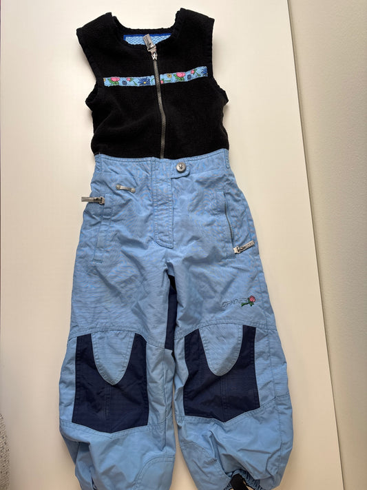 Spyder Snow Pants & Suits - Blue Ski Bibs | size 5T