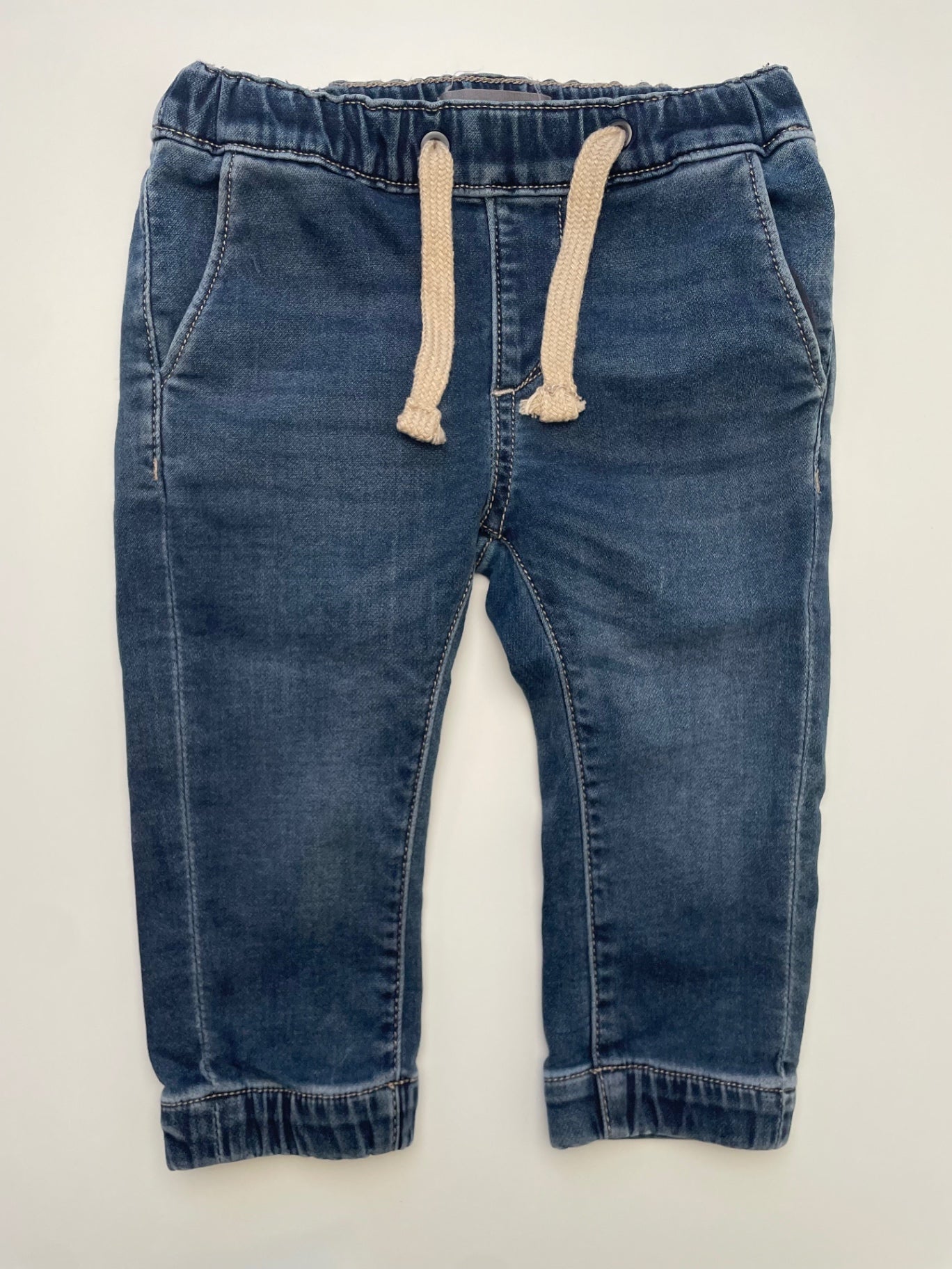 DL 1961 Jeans - Blue Joey Jogger Tie-Waist | size 18 Months