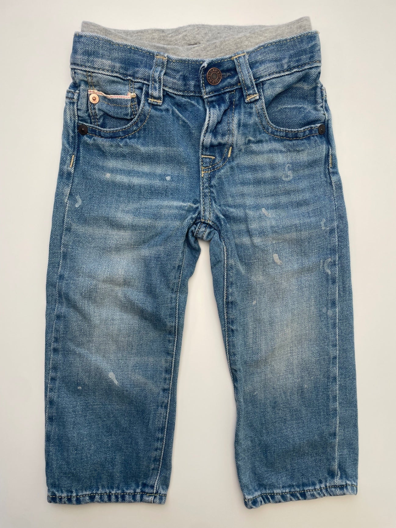 Baby Gap Jeans - Blue Double Waistband Straight Leg | size 18 - 24 Months