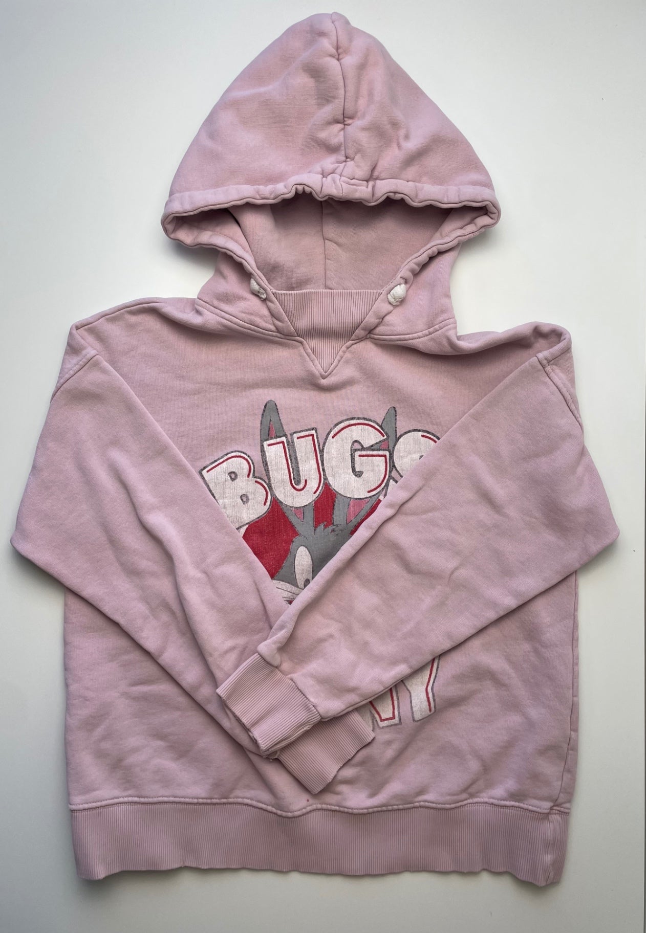 Zara x Looney Tunes Sweatshirt - Pink Bugs Bunny Hoodie | size 11/12