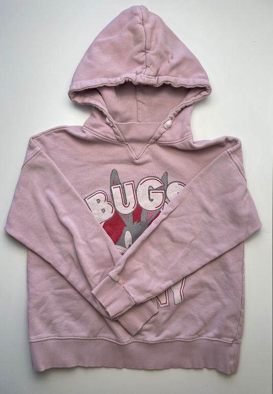Zara x Looney Tunes Sweatshirt - Pink Bugs Bunny Hoodie | size 11/12