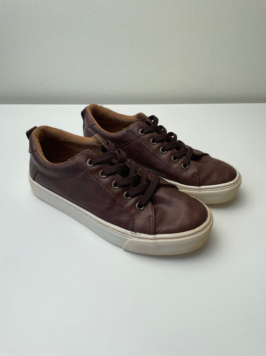 Old Navy Shoes - Brown Leather Sneaker | size Shoe 2
