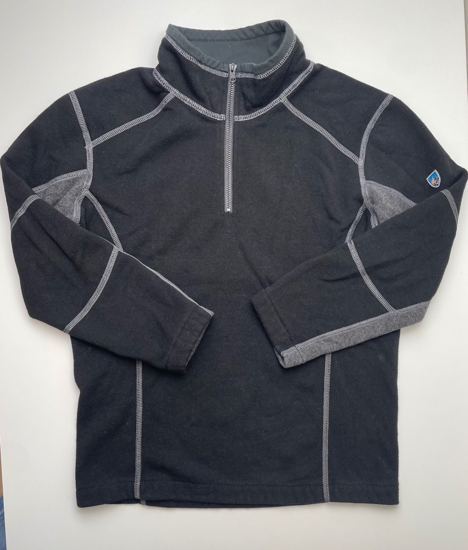 KÜHL Sweatshirt - Black 1/4 Zip | size 7/8