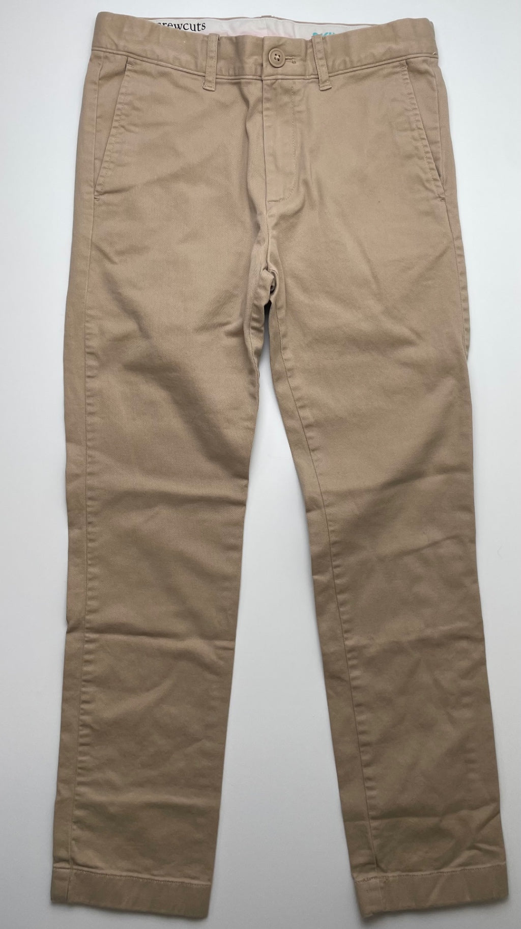 Crewcuts Pants - Tan Skinny Khaki | size 12
