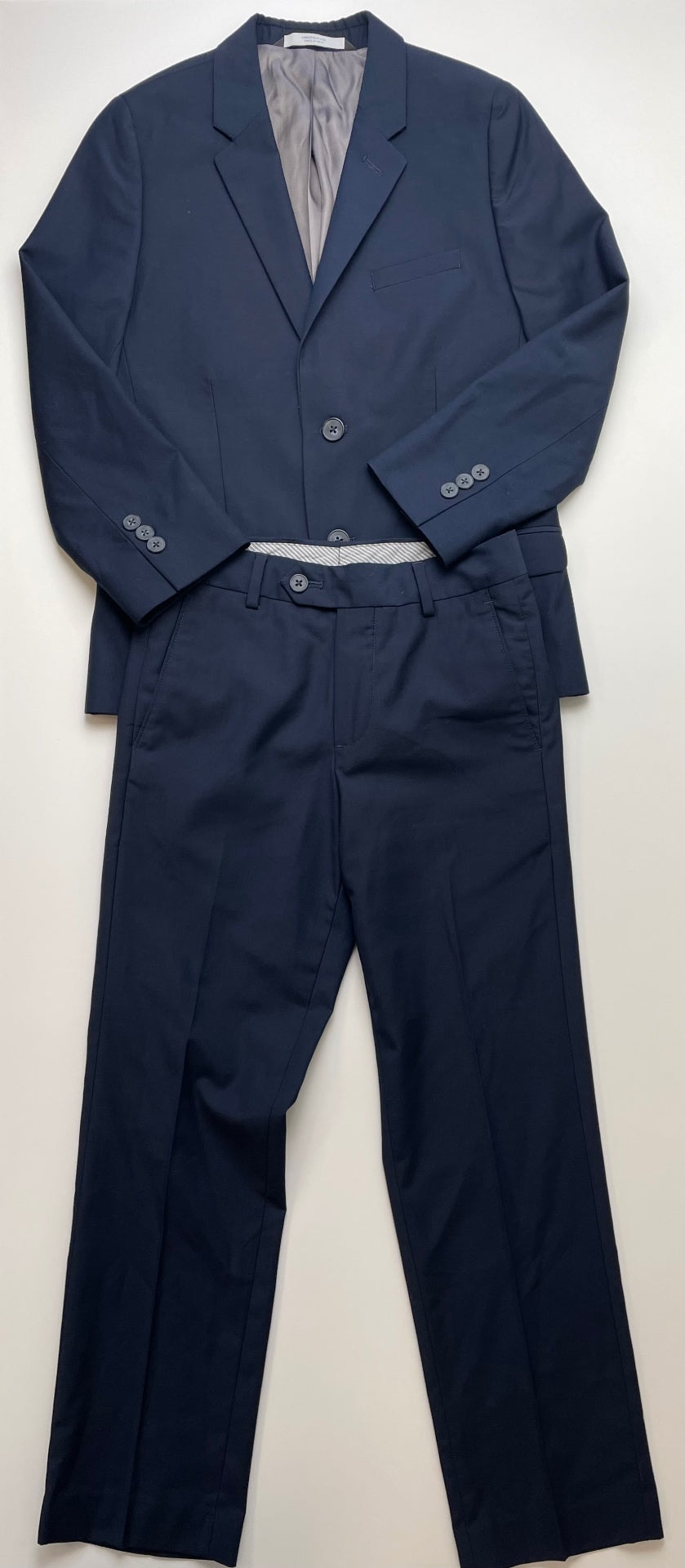 Nordstrom 2 Piece Ensemble - Navy Blue Blazer + Suit Pants | size 8