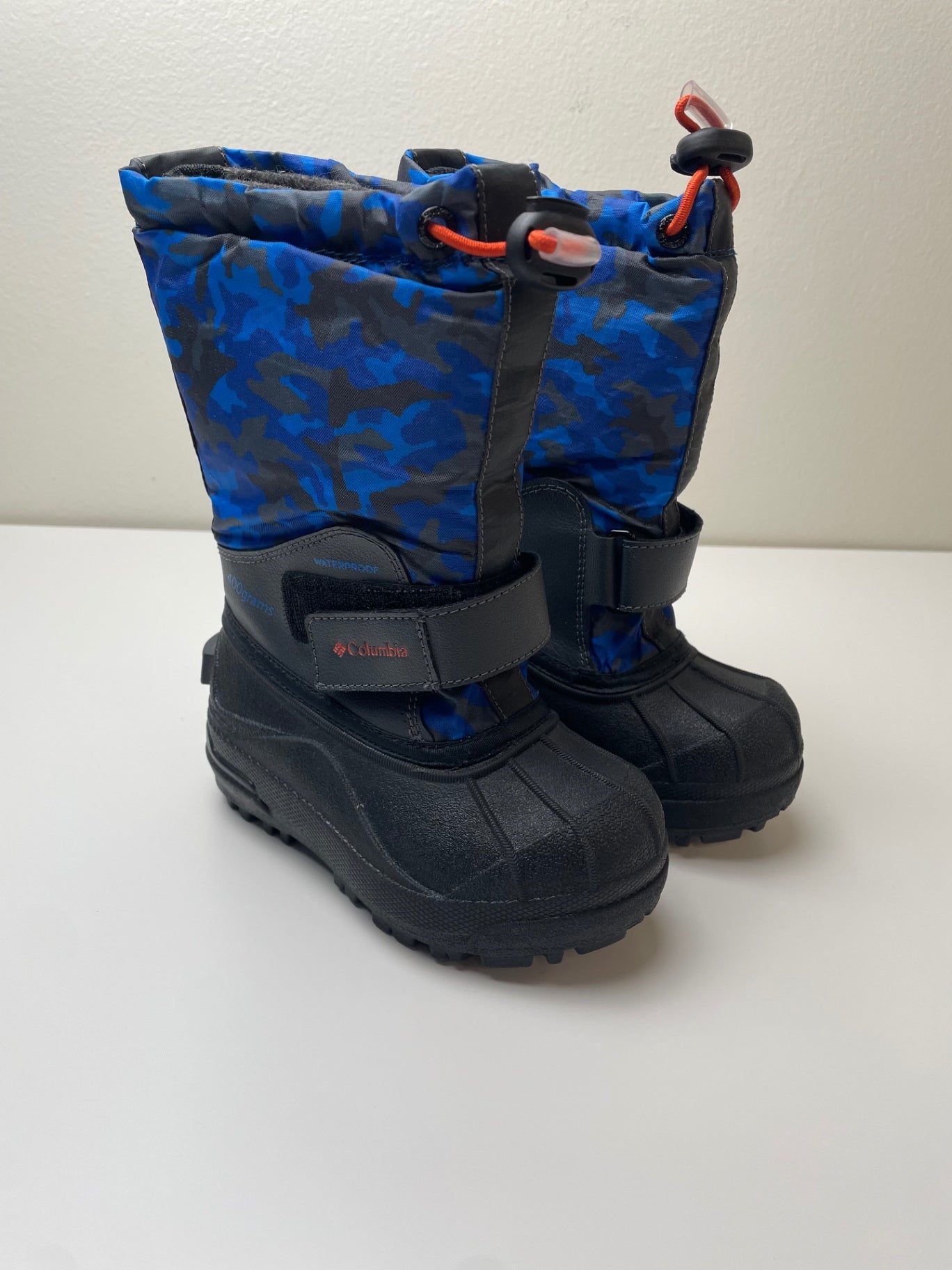 Columbia Shoes - Blue Camouflage Snow Boots | size Shoe 8
