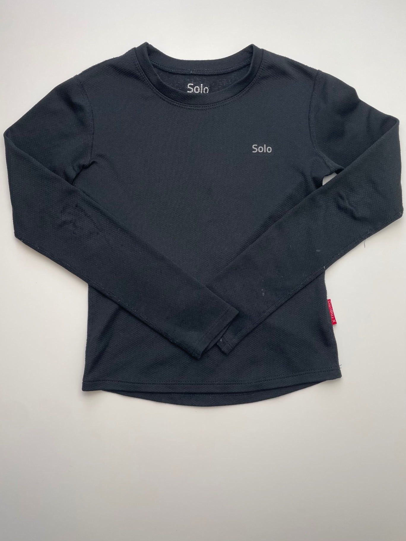 Solo Shirt - Black Long Sleeve Thermal | size 8