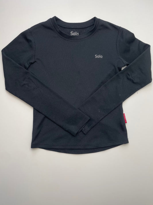 Solo Shirt - Black Long Sleeve Thermal | size 8