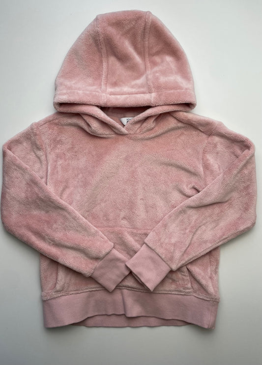Athleta Girl Sweatshirt - Pink Fleece Hoodie | size 7