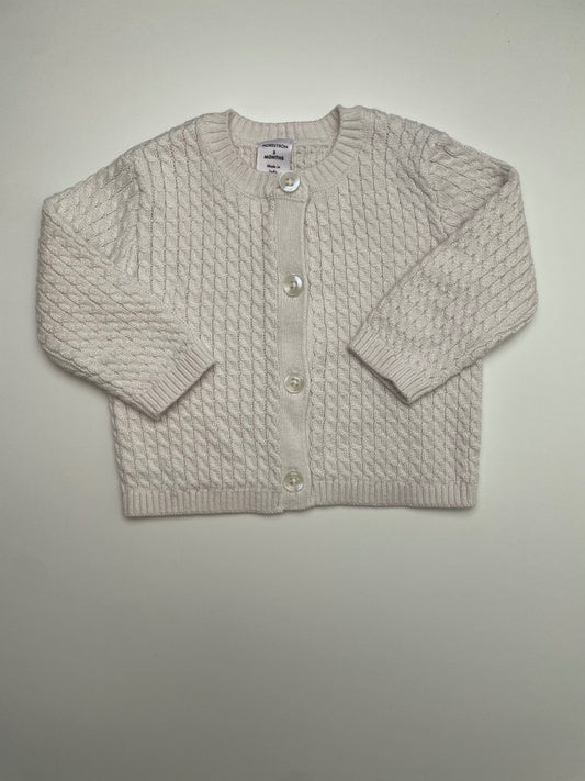 Nordstrom Sweater - White Cardigan | size 3 Months