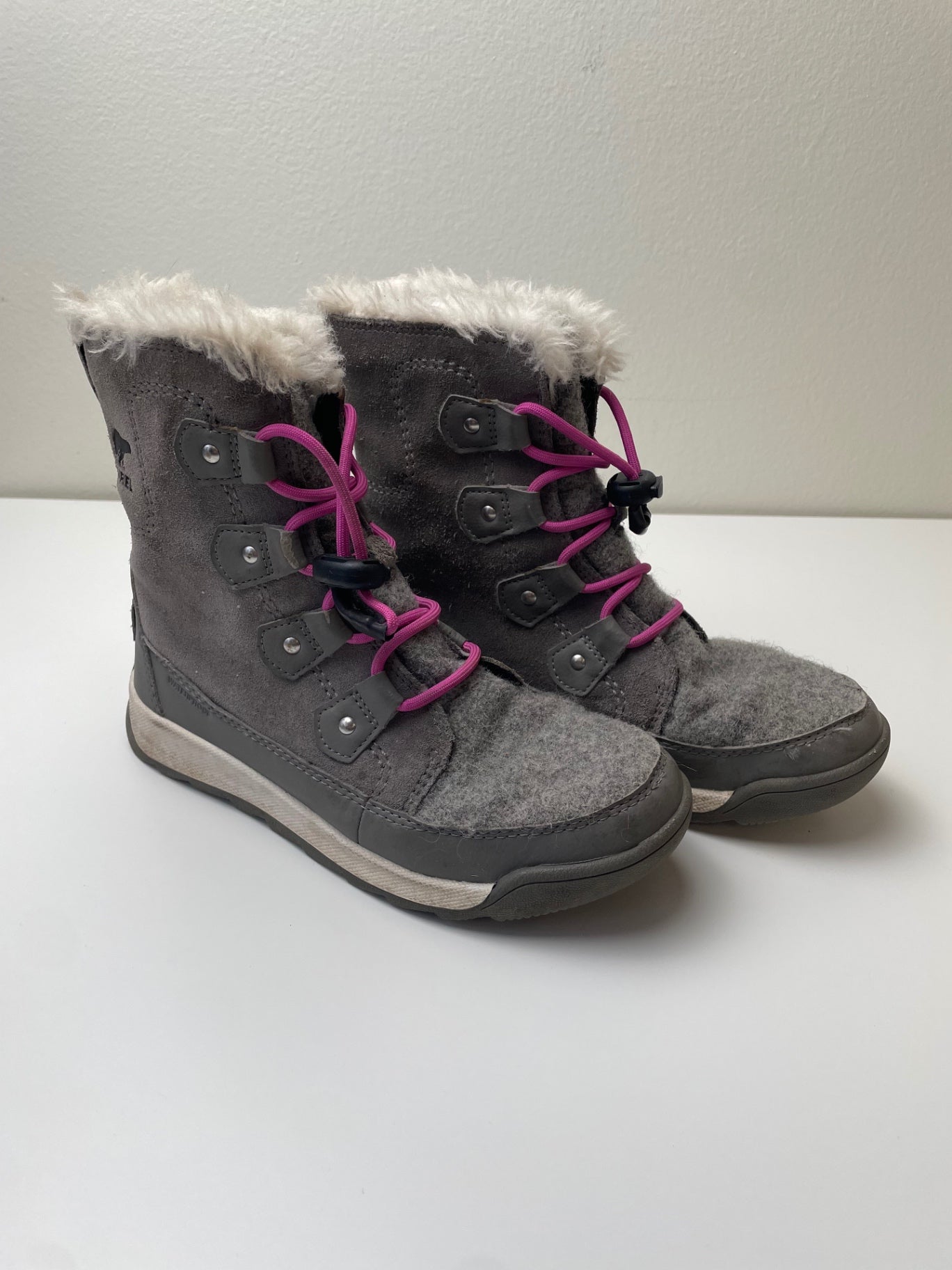 Sorel Shoes - Gray Suede/Wool Snow Boots | size Shoe 2