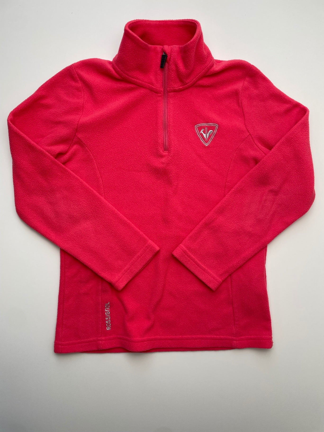 Rossignol Sweatshirt - Pink Fleece 1/4 Zip | size 8