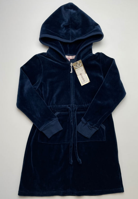 Juicy Couture Baby Dress - Navy Blue Velour Zip Up | size 6
