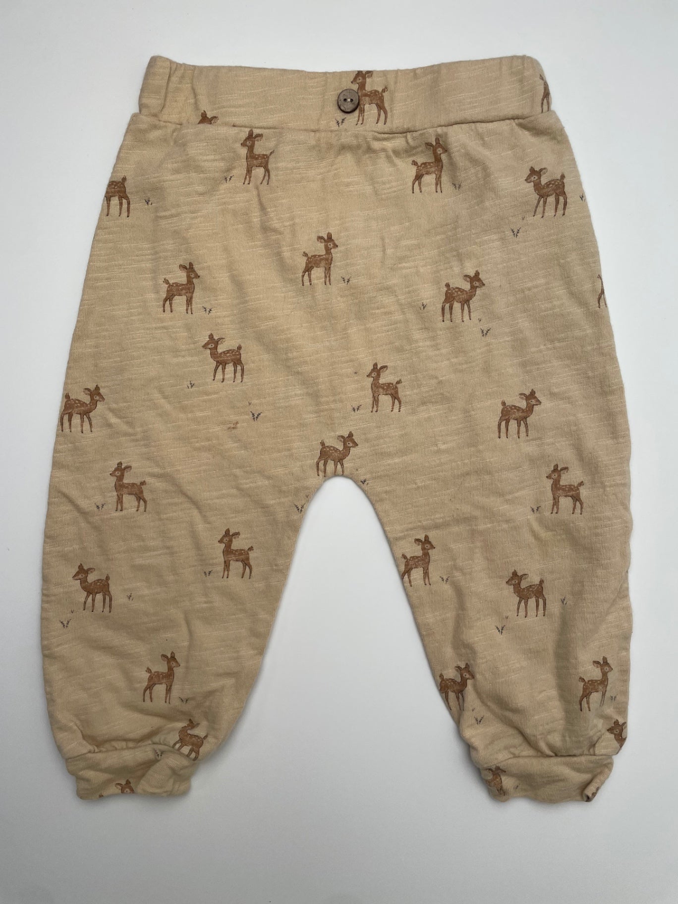 Rylee + Cru Pants - Tan Deer Pattern | size 12 - 18 Months