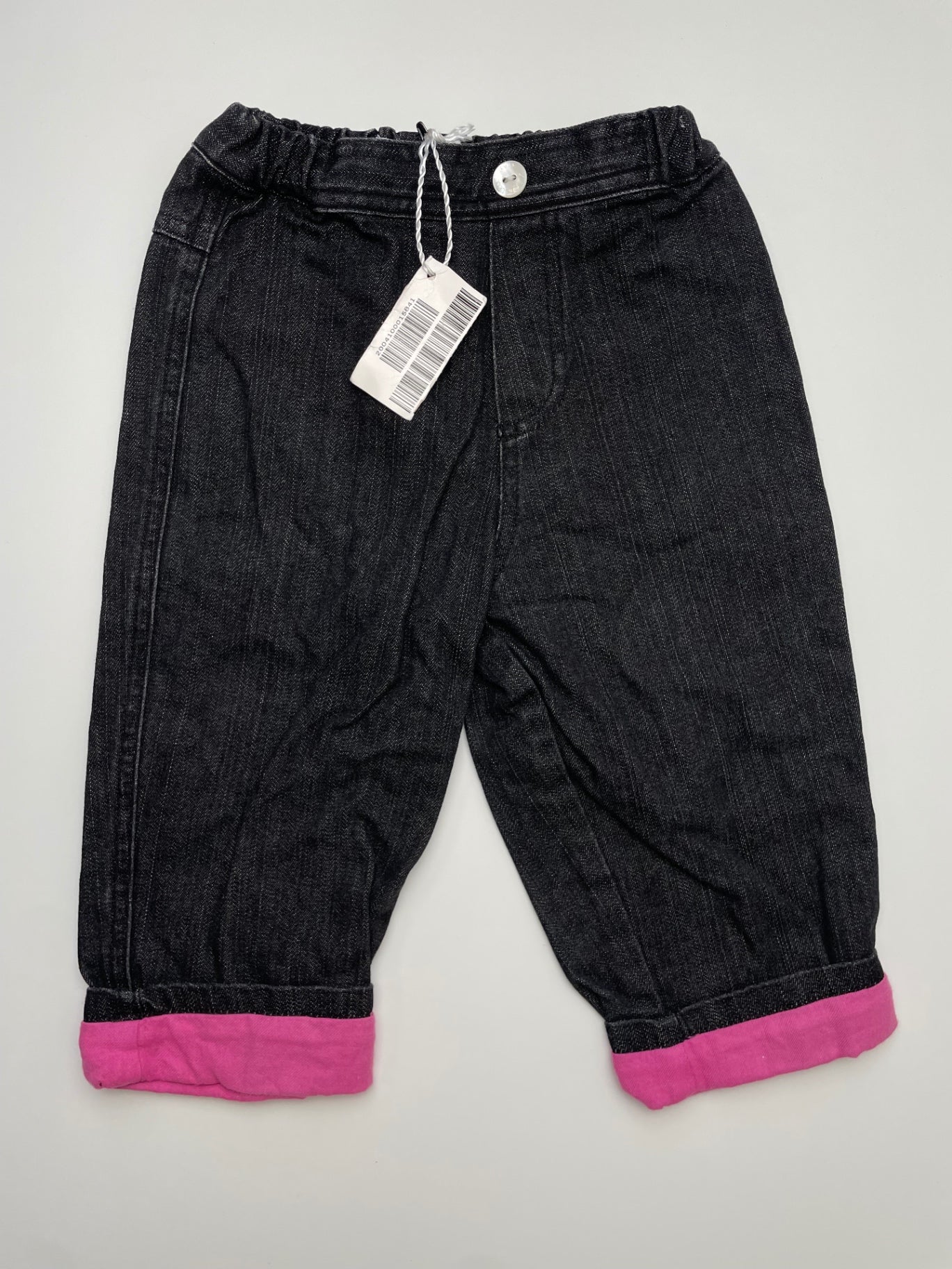 Simonetta Pants - Black 100% Cotton Made in Italy | size 18 Months