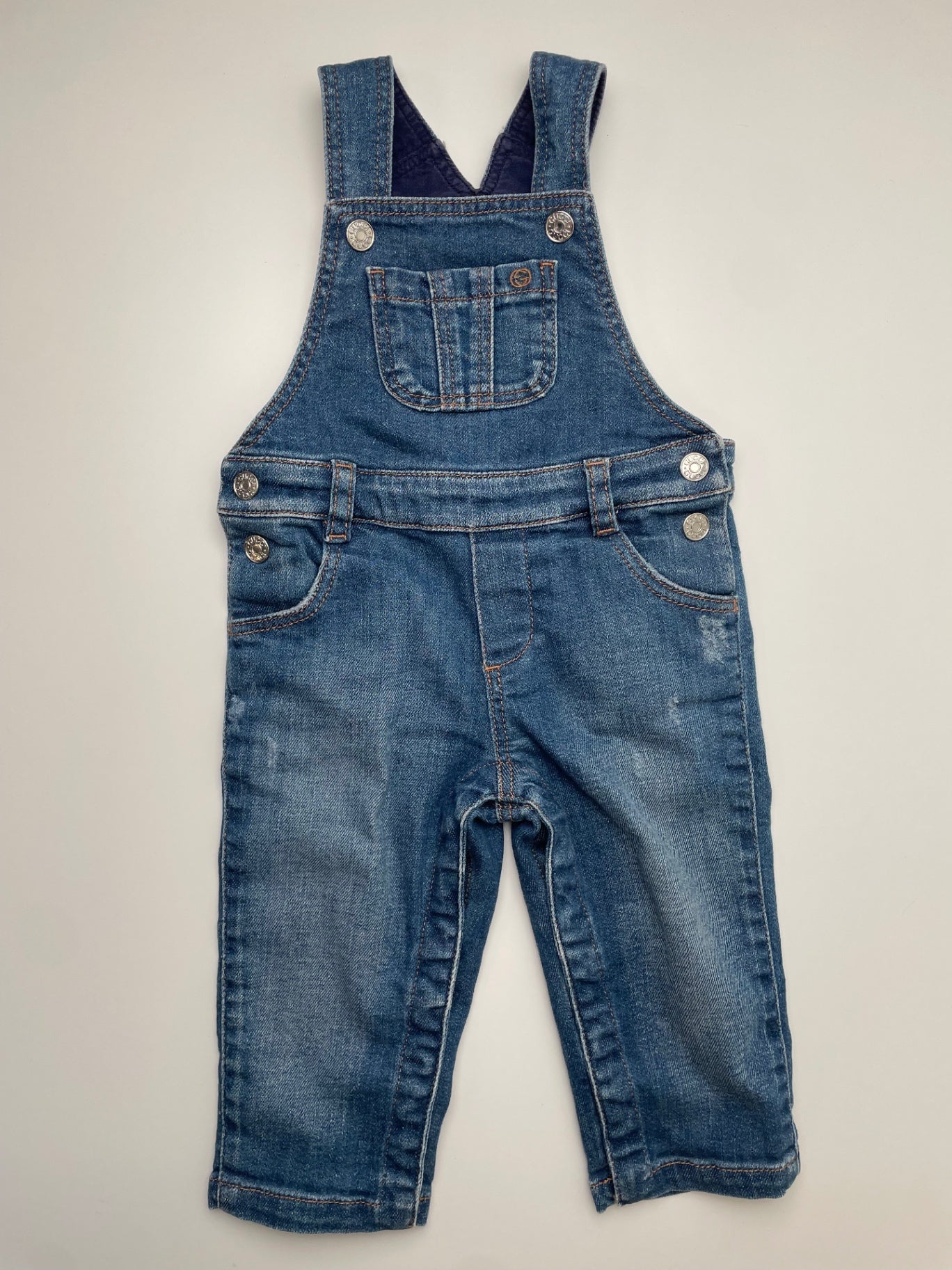 Gucci Overalls - Blue Denim | size 6 - 9 Months