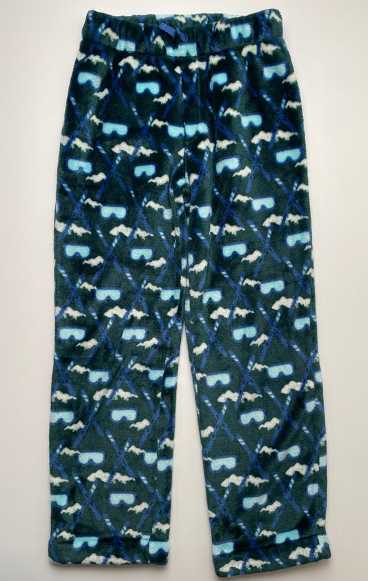 Vineyard Vines Sweatpants - Green Fleece Skiing Pattern | size 8/10