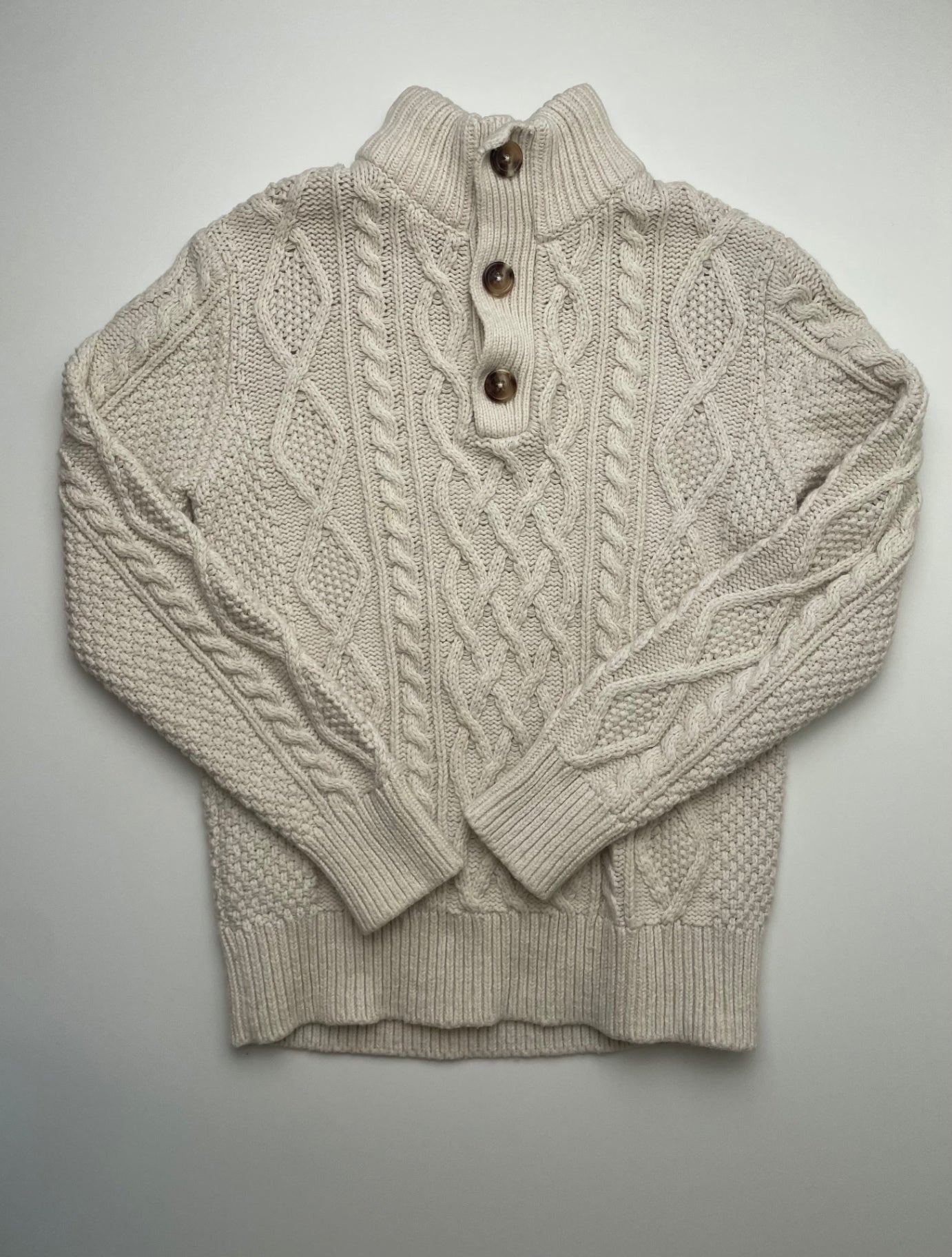 GapKids Sweater - Cream Cable Knit | size 8