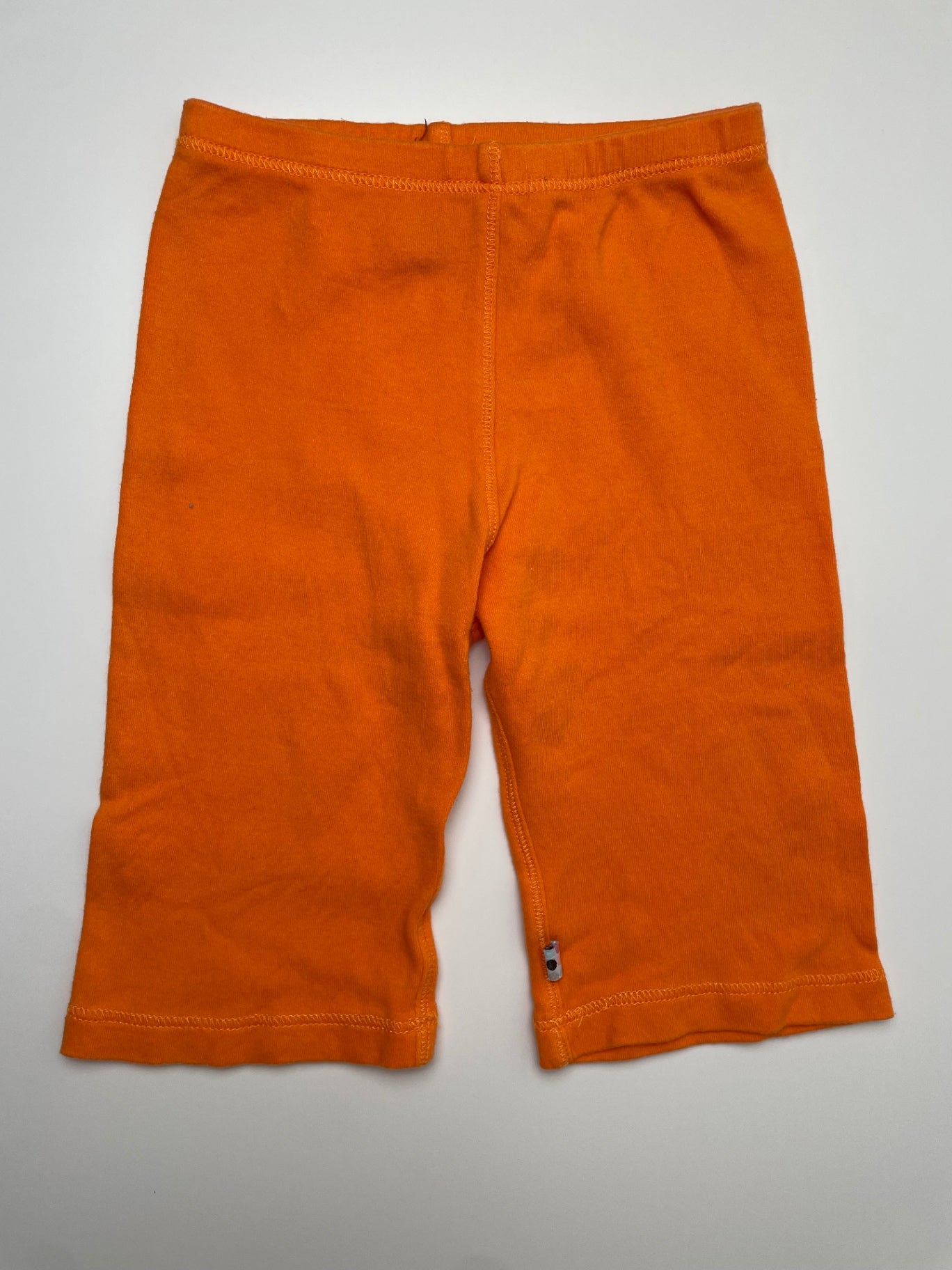 Babysoy Pants - Orange Solid | size 6 - 12 Months