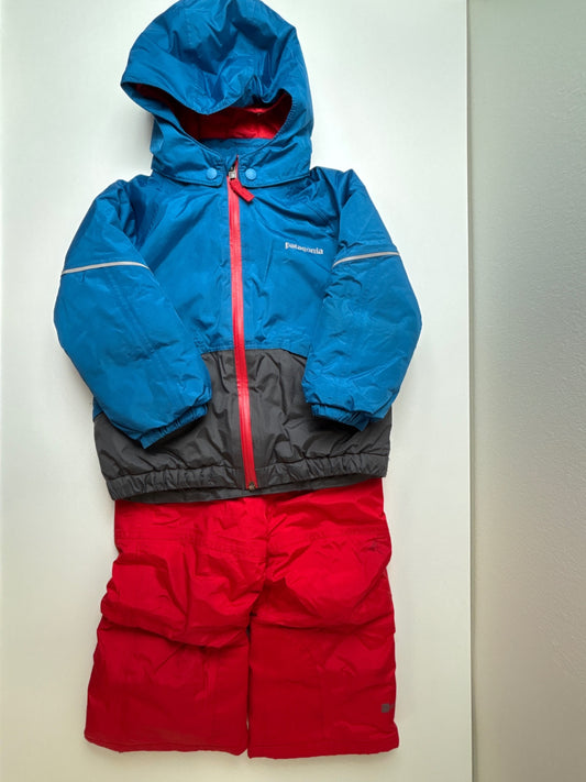 Patagonia Snow Pants & Suits - Multicolor Snow Pile Jacket & Bibs | size 2T