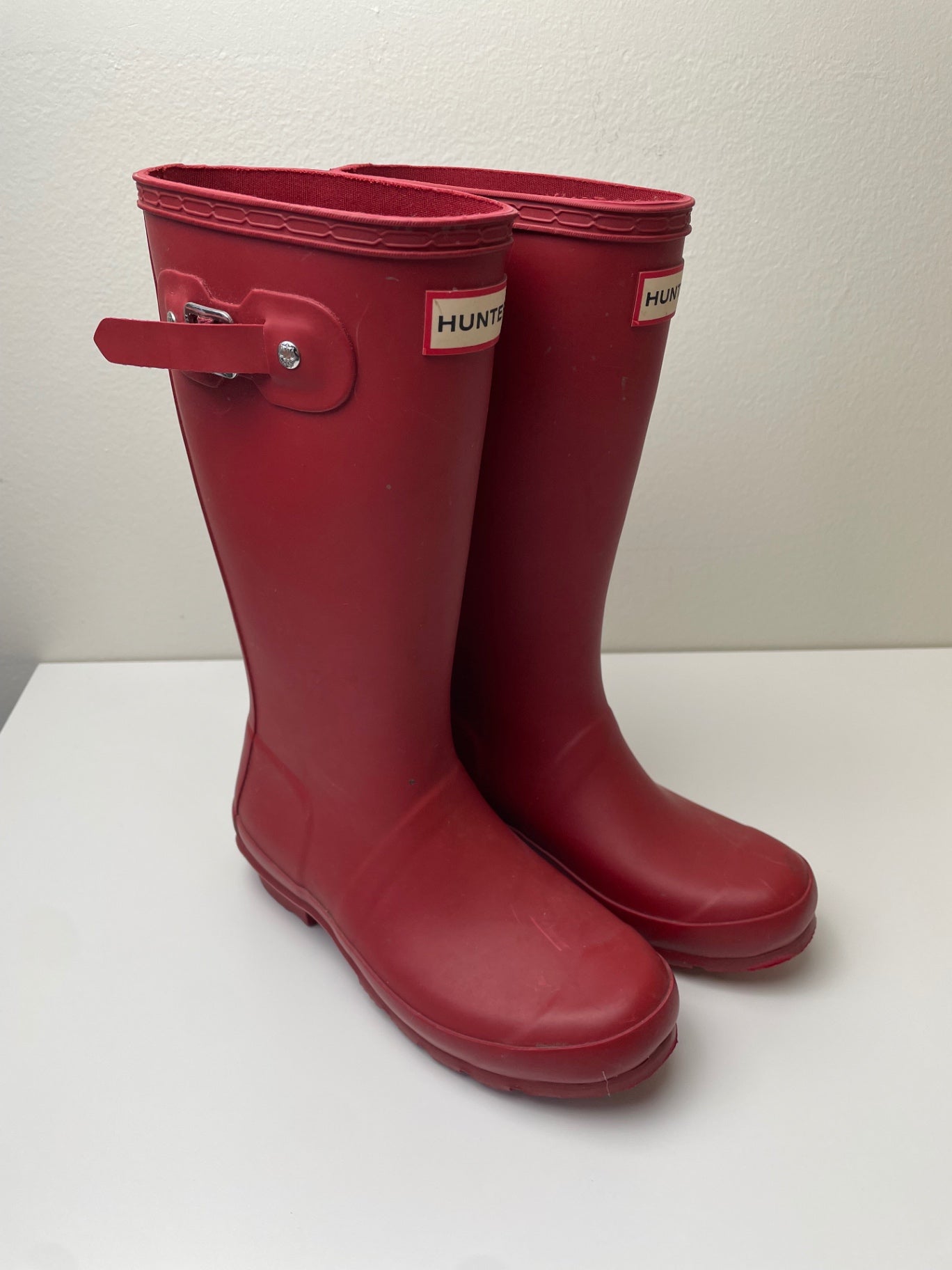 Hunter Shoes - Red Rain Boots | size Shoe 2/3