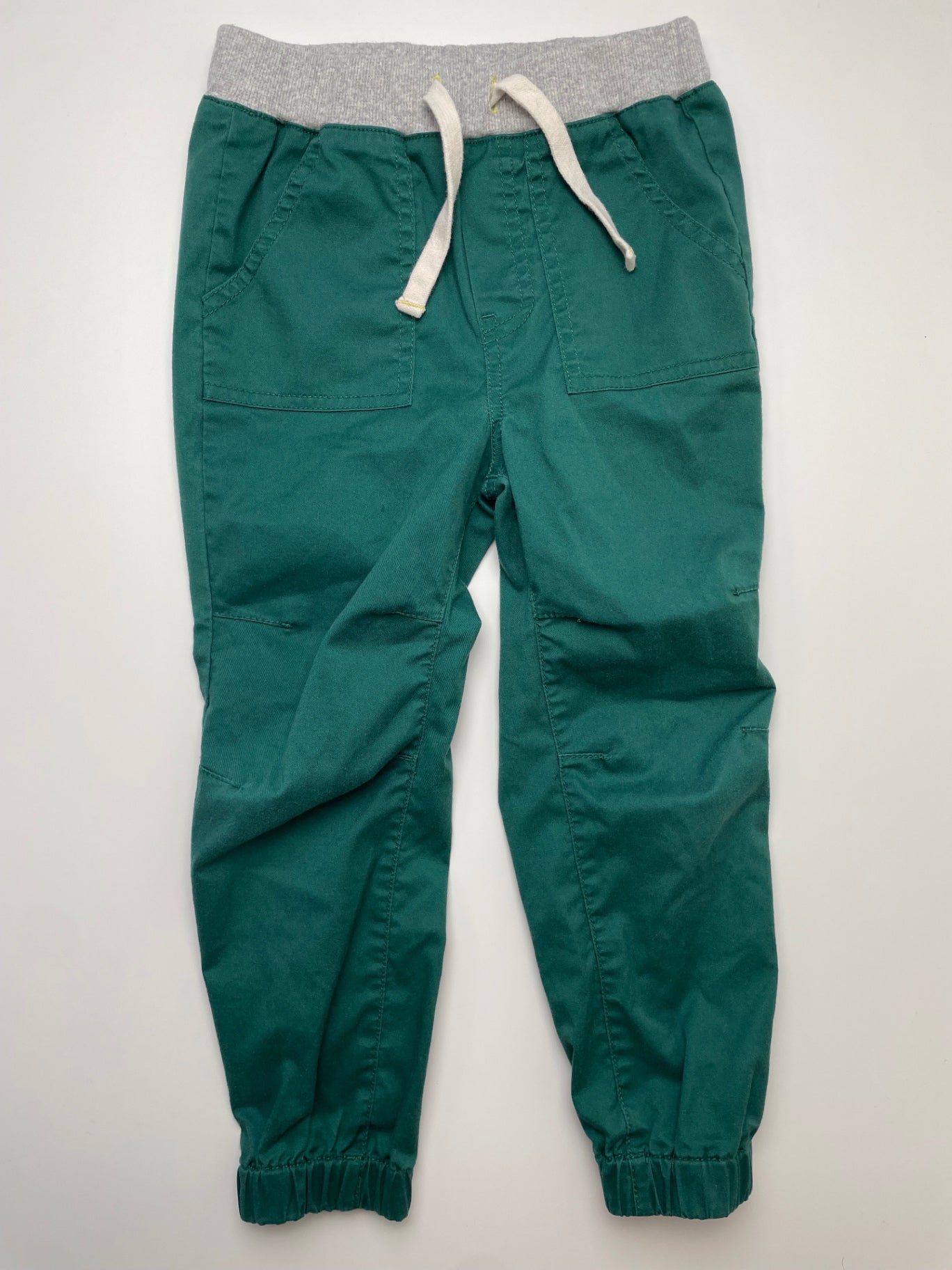 EGG New York Pants - Green Knit Waistband Jogger | size 4T