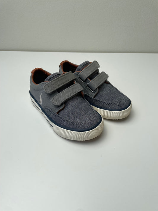 Polo Ralph Lauren Shoes - Gray Velcro Sneaker | size Shoe 6.5