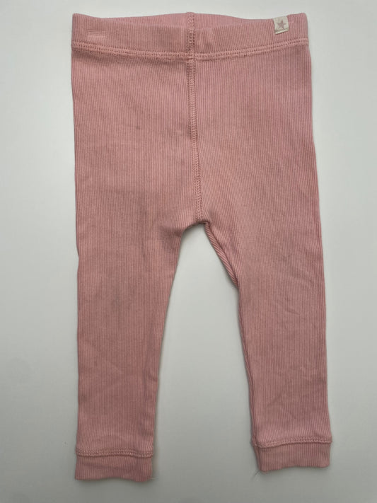 Zara Leggings - Pink Ribbed | size 9 - 12 Months