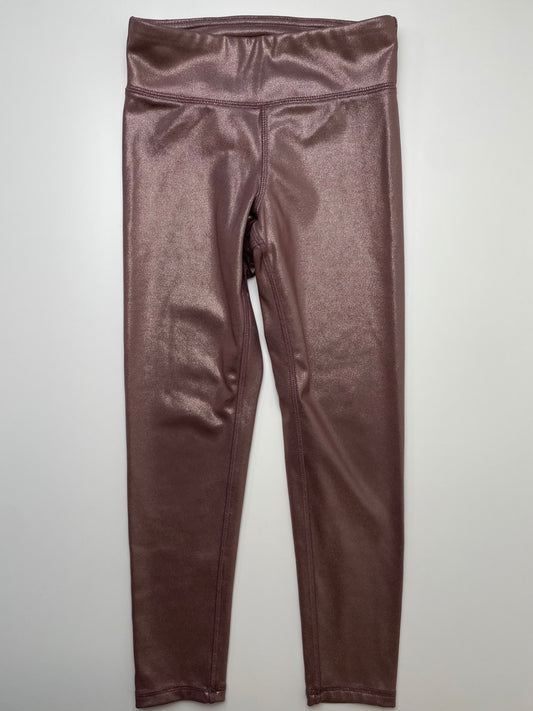 Gap Leggings - Pink Metallic | size 8
