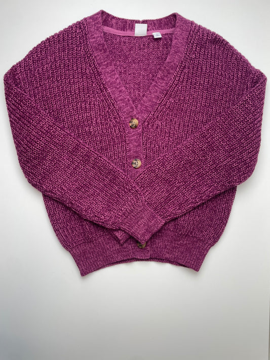 Gap Kids Sweater - Purple Cardigan | size 12