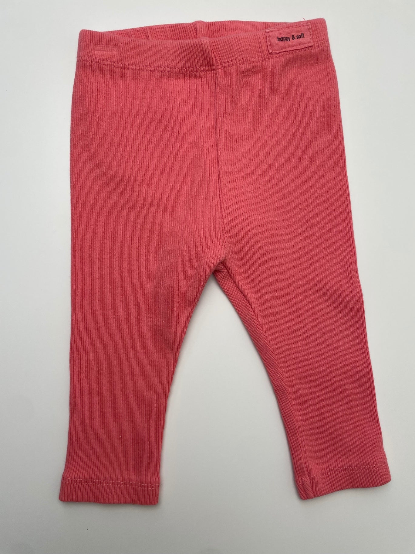 Zara Leggings - Orange Ribbed | size 6 - 9 Months