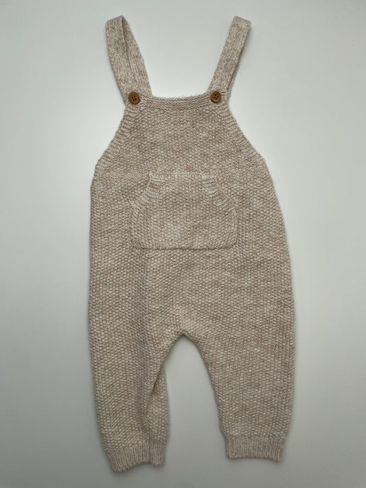 Zara Overalls - Cream Knit | size 3 - 6 Months