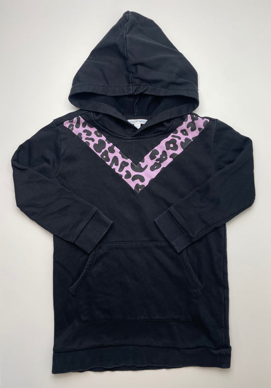 Rockets of Awesome Dress - Black Cheetah Print Stripe Hoodie | size 6