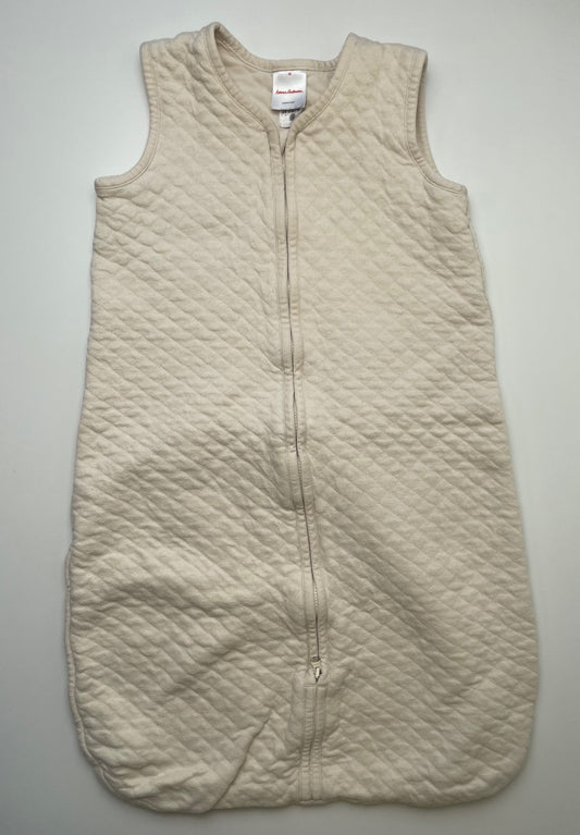 Hanna Andersson Sleepsack - Cream Quilted 100% Cotton | size 6 - 18 Months