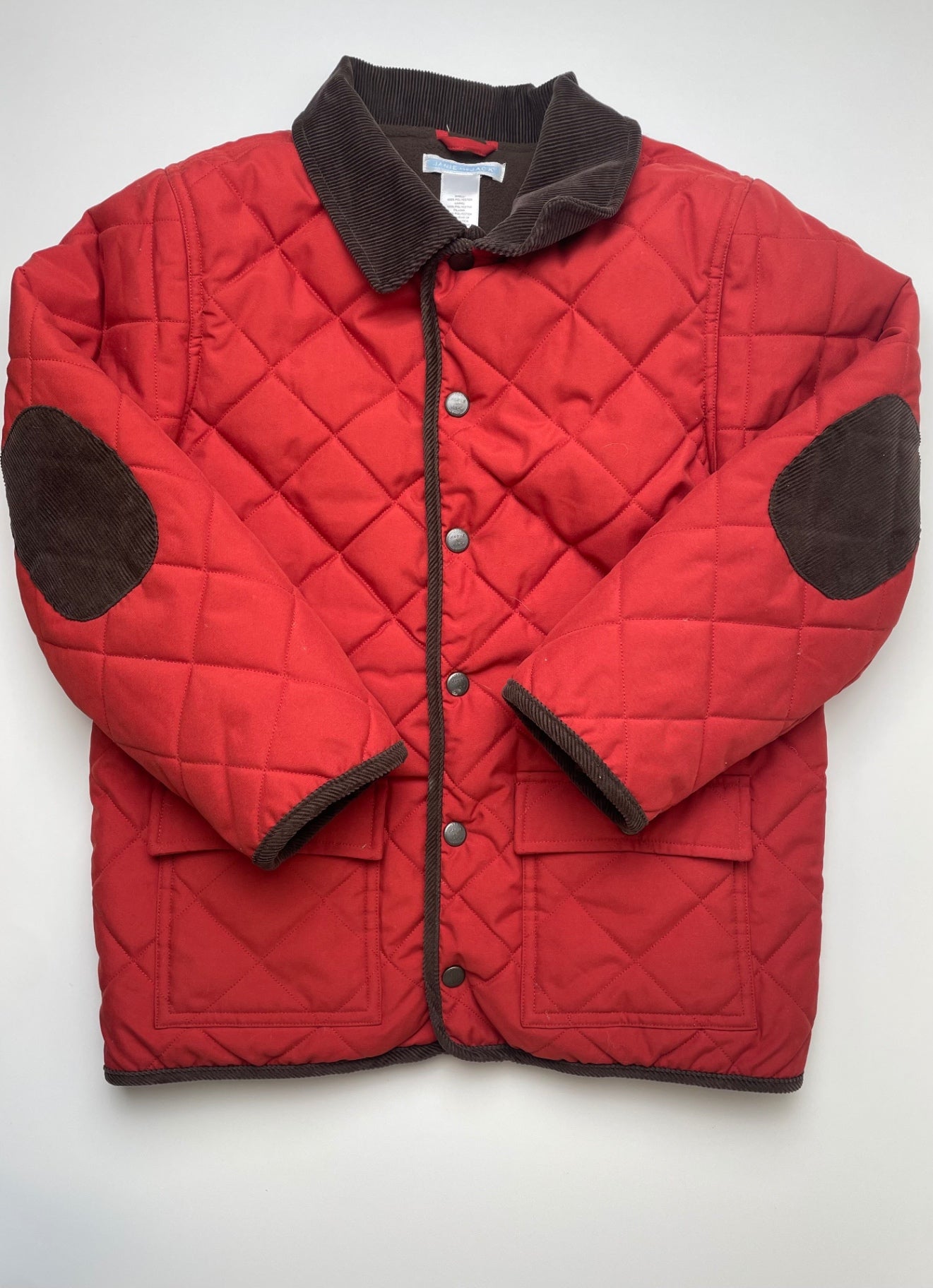 Janie and Jack Coat/Jacket - Orange Quilted Barn Jacket | size 7