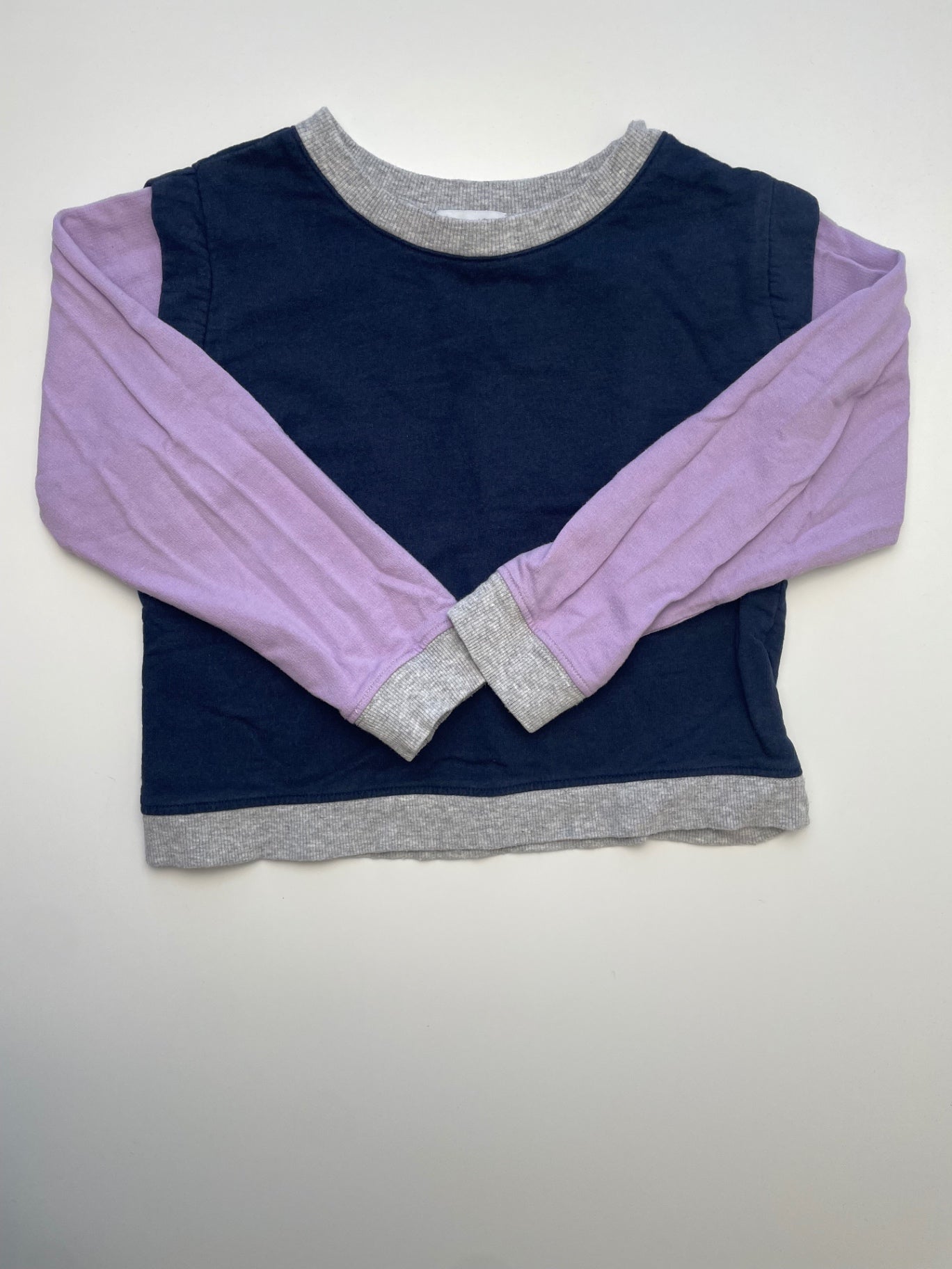 Splendid Sweatshirt - Navy Blue Purple Sleeves | size 5T