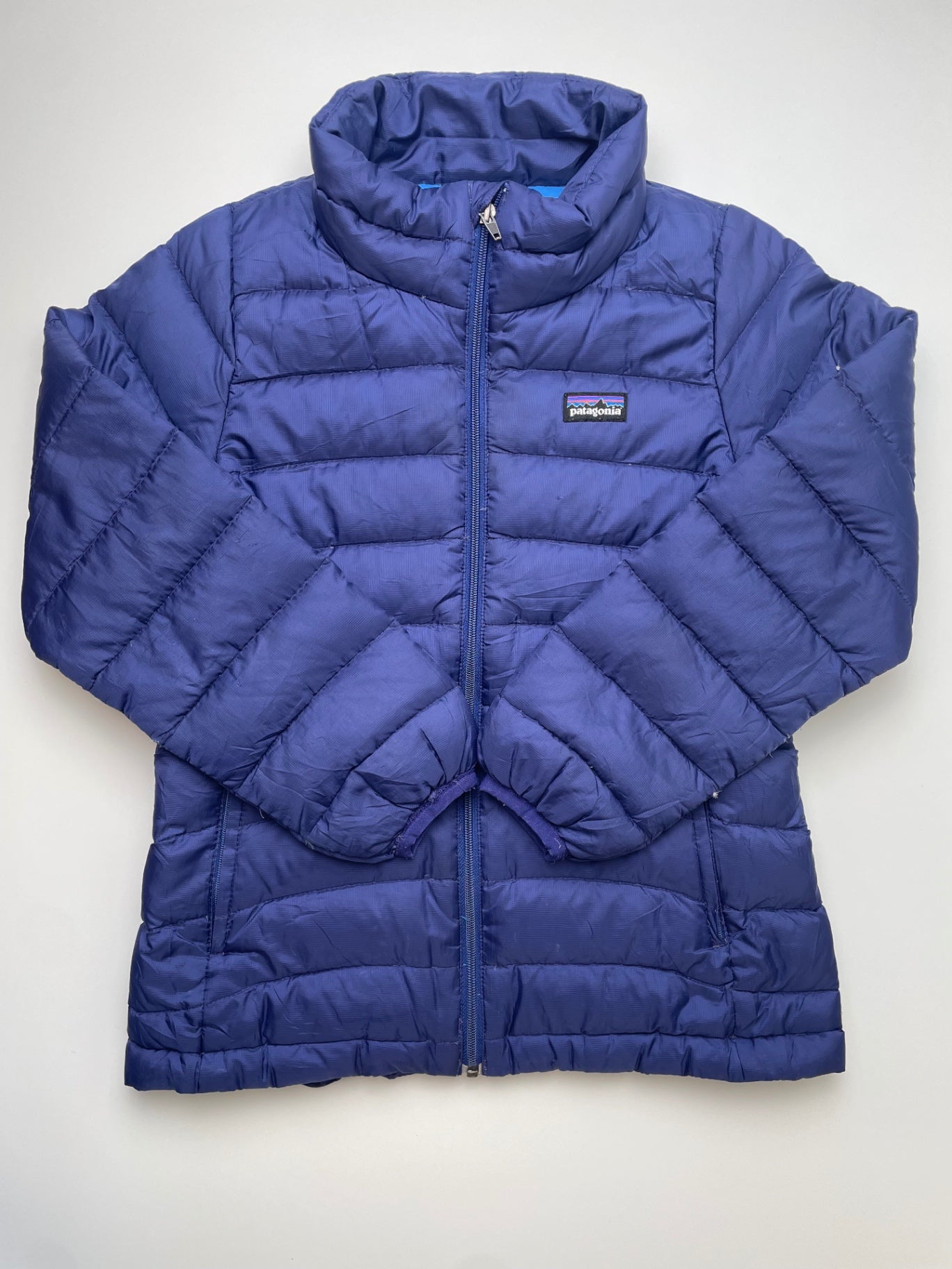 Patagonia Coat/Jacket - Navy Blue Puffer | size 8
