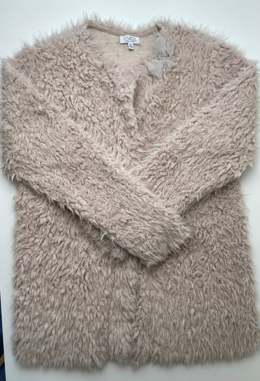 Magil Jacket - Tan Faux Fur | size 14