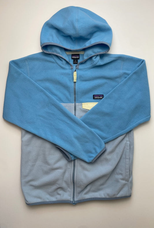 Patagonia Jacket - Blue Two Tone Full Zip w/ Hood | size 12