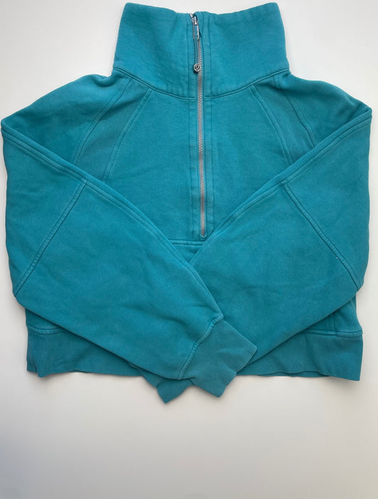 Lululemon Sweatshirt - Blue 1/4 Zip (Adult Size XS/S) | size 12/14