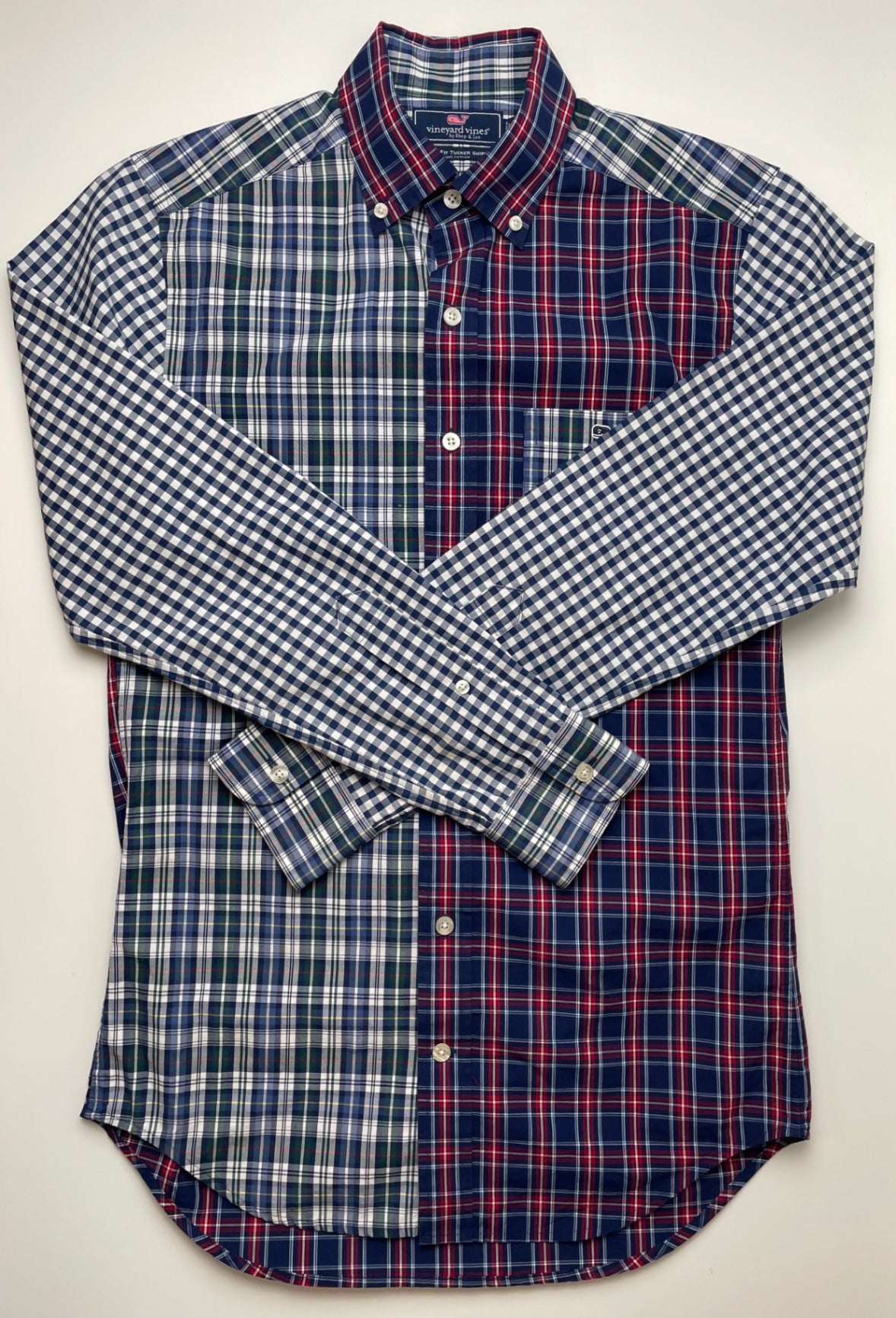 Vineyard Vines Shirt - Multicolor Plaid Button Down (Adult Size XS) | size 14/16