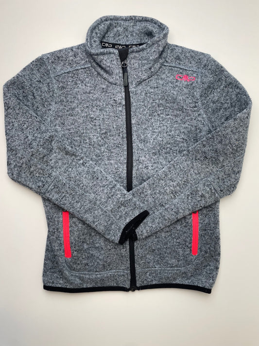 CMP Jacket - Gray Knit Full Zip | size 8/10