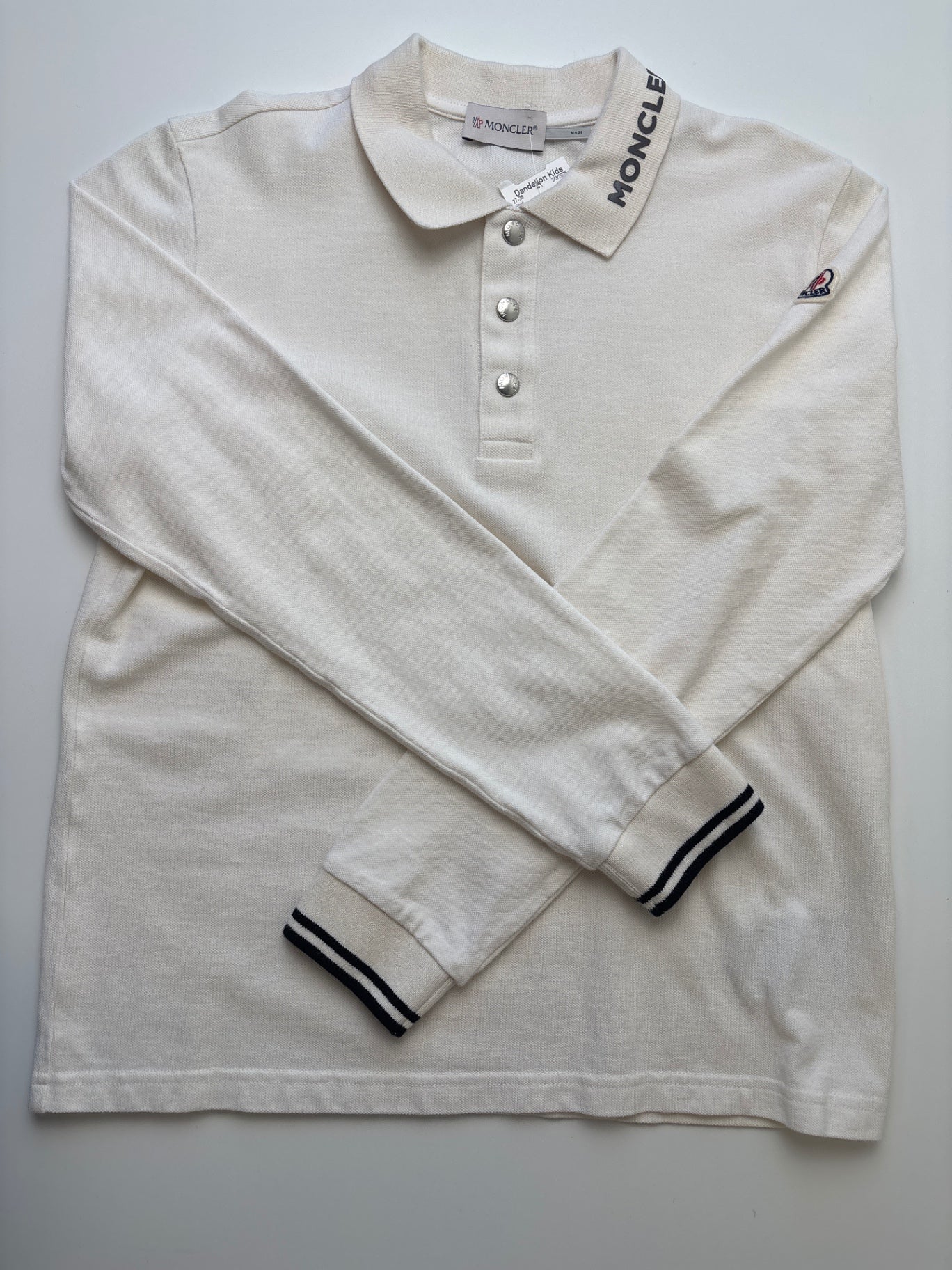 Moncler - Long Sleeve Polo - Size 14
