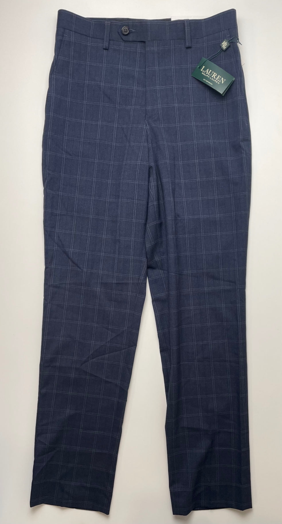 Lauren by Ralph Lauren Pants - Navy Blue Plaid Slacks | size 12