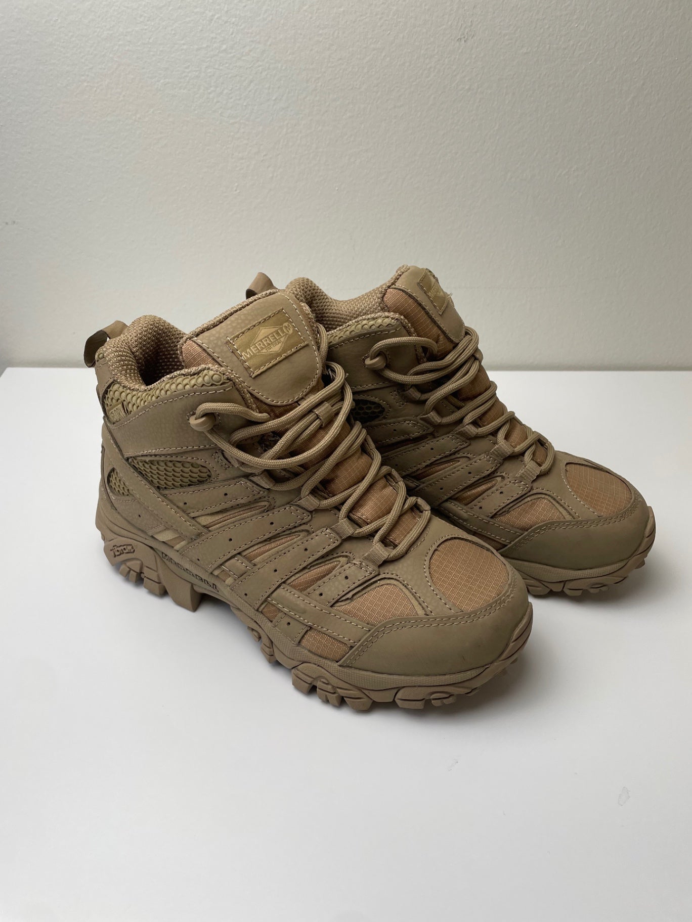 Merrell Shoes - Tan Moab 2 Tactical Waterproof Boot | size Shoe 4.5